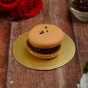 Belgian Chocolate and Caramel Sea Salt Macarons