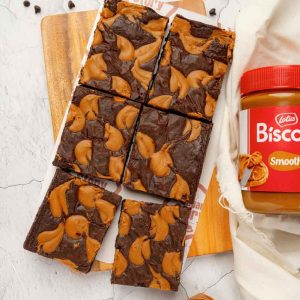 Biscoff brownie