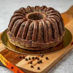 Double Chocolate with Chocolate Sauce