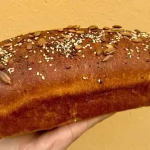 Double seeded multigrain bread