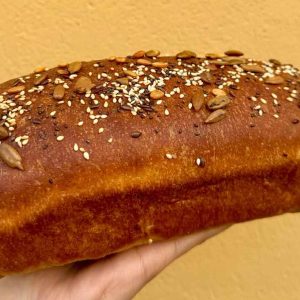 Double seeded multigrain bread