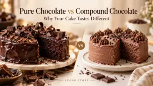 Pure Chocolate vs Compound Chocolate in Cakes | Sugar Story